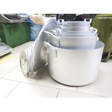 Кастрюля алюминиевая с крышкой (от 4 до 50 литров)