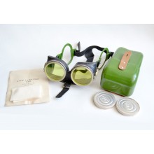 Очки ОФ или ОПФ специальные для защиты глаз военнослужащего СССР