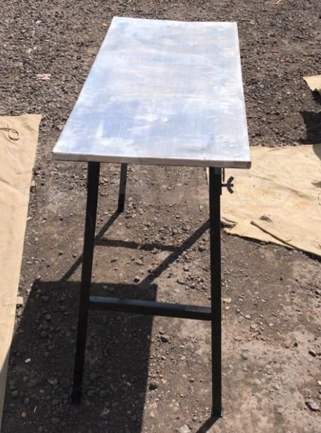 Стол армейский складной из нержавеющей стали