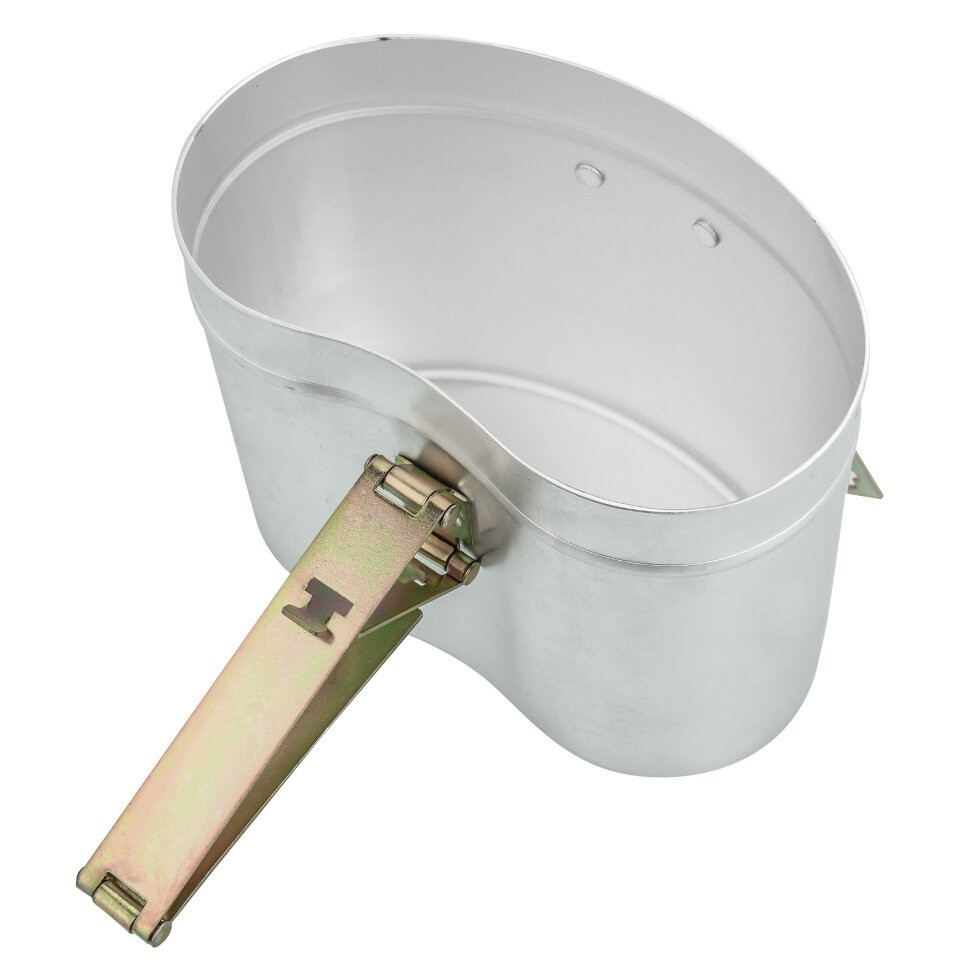 Котелок солдатский комбинированный (новодел), с чехлом, 1000 мл.